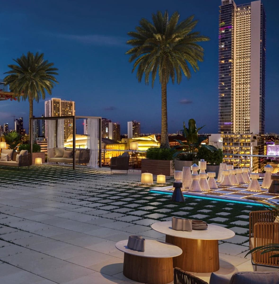 Penthouse Terrace — 500 Brickell