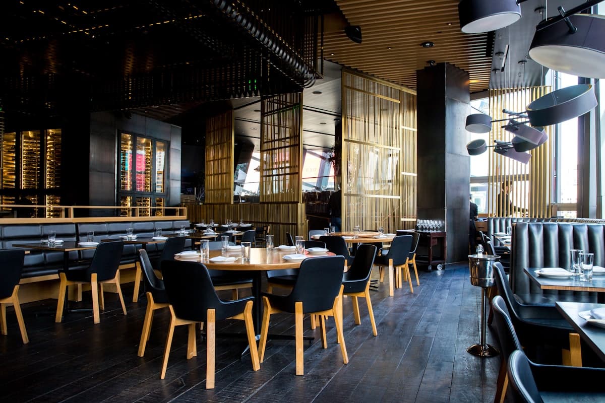 Intimate private dining room with warm candlelight ambiance