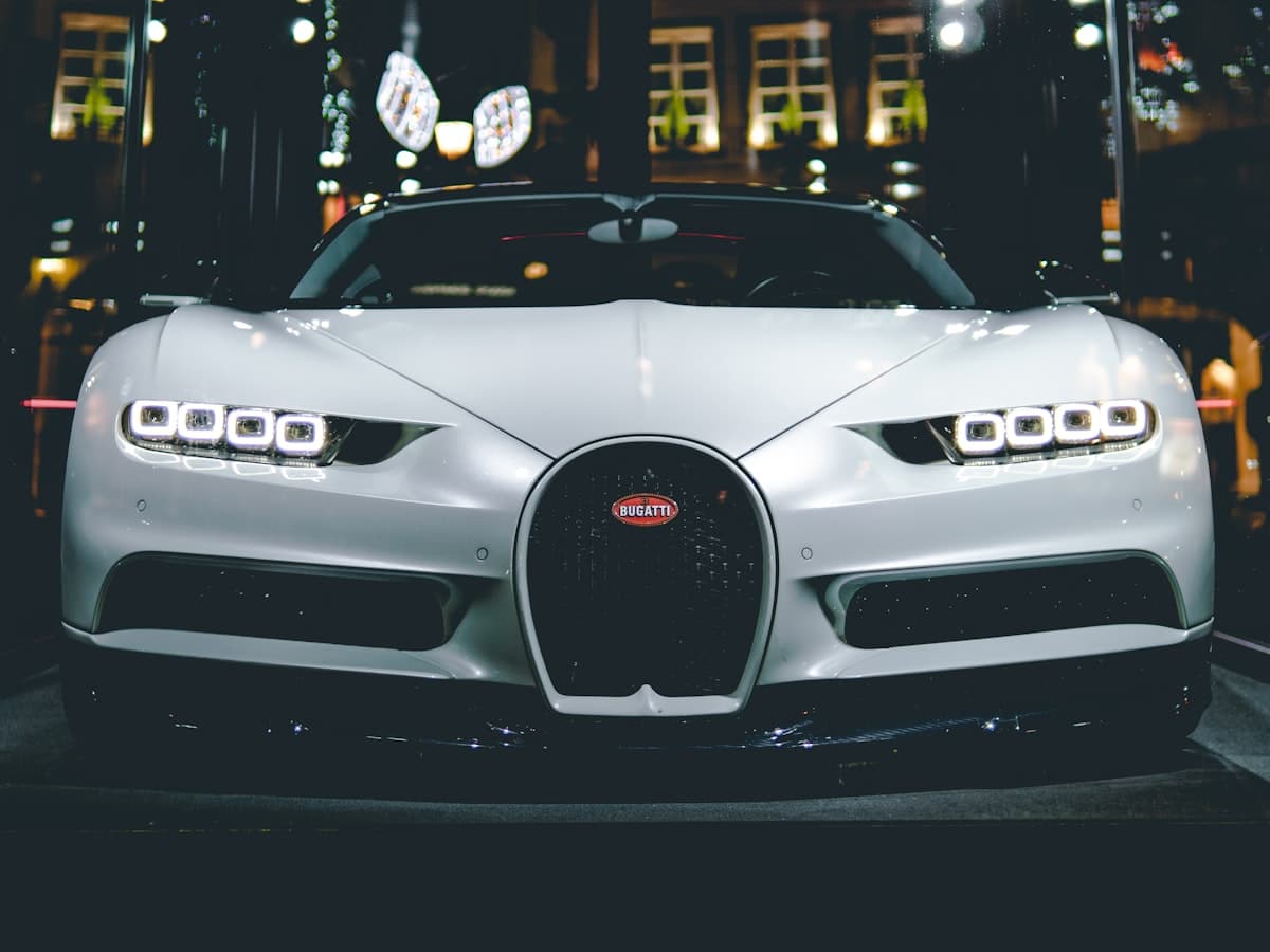 Exotic supercar on Ocean Drive in South Beach Miami