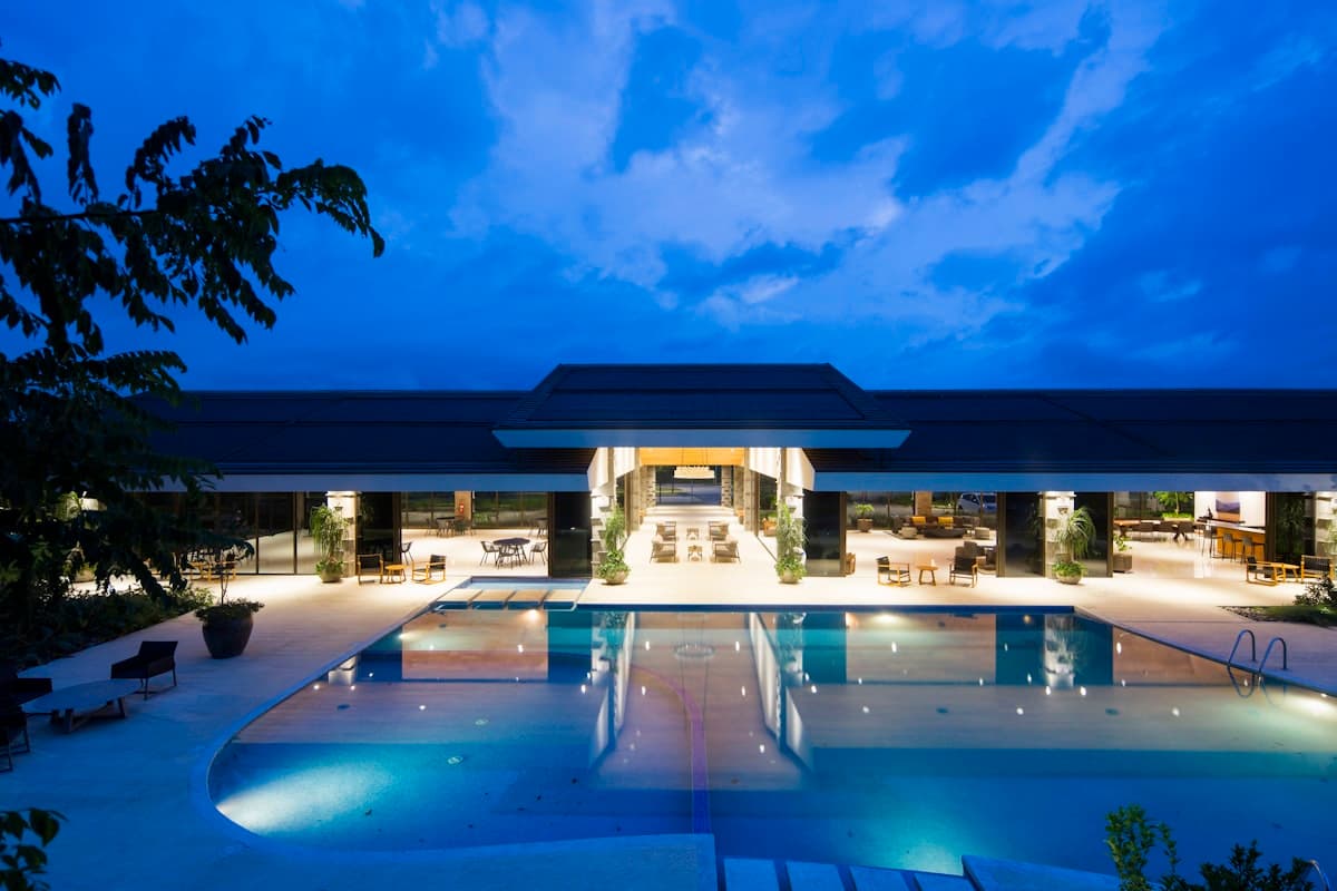 BXLENCE luxury hotel exterior on Miami Beach at golden hour